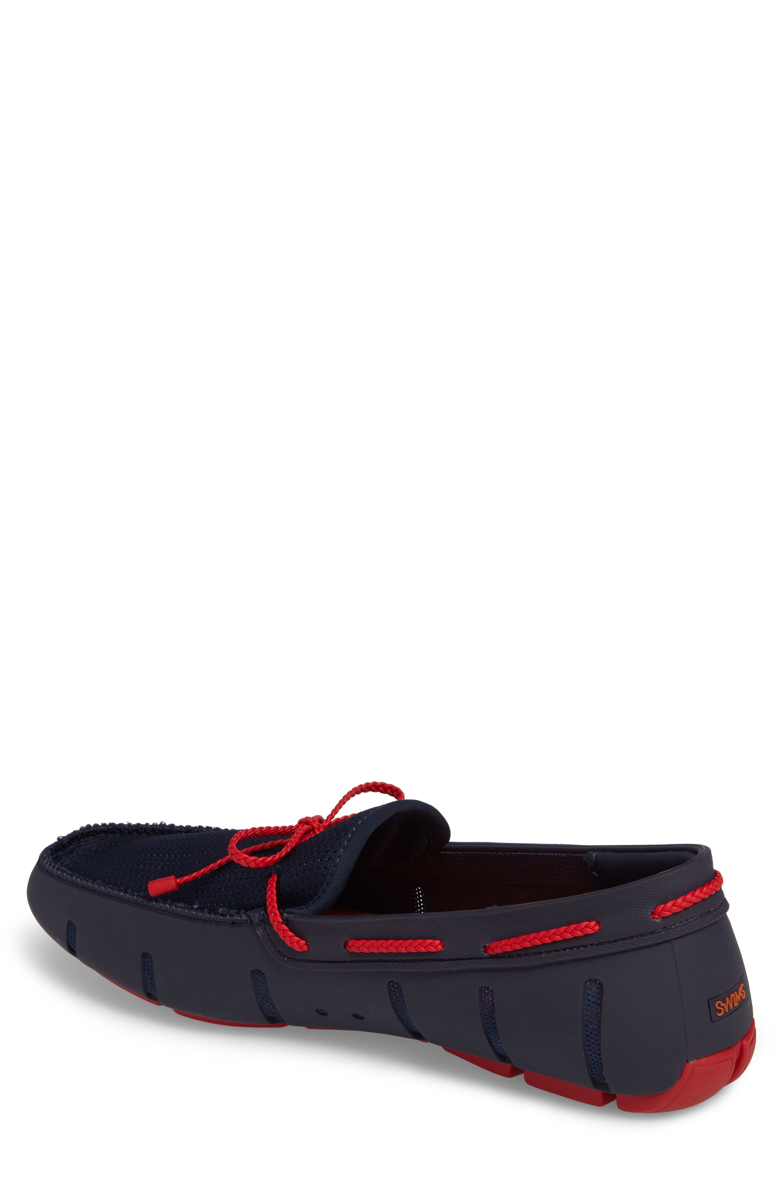 Swims Lace Loafer, Alternate, color, Navy/ Navy/ Red