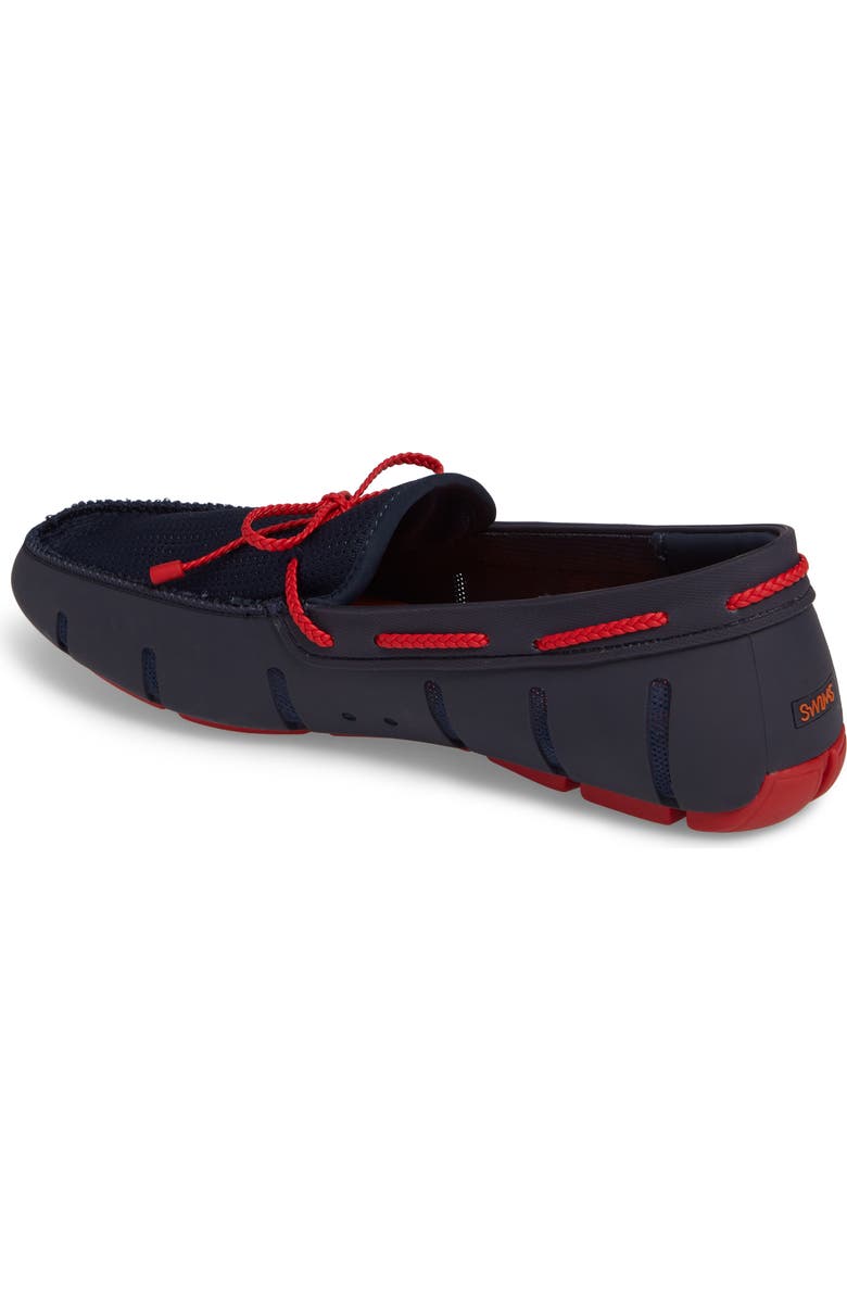 Swims Lace Loafer, Alternate, color, Navy/ Navy/ Red
