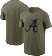 Nike Men's Nike Olive Alabama Crimson Tide 2024 Military Appreciation Tonal Logo Performance T-Shirt