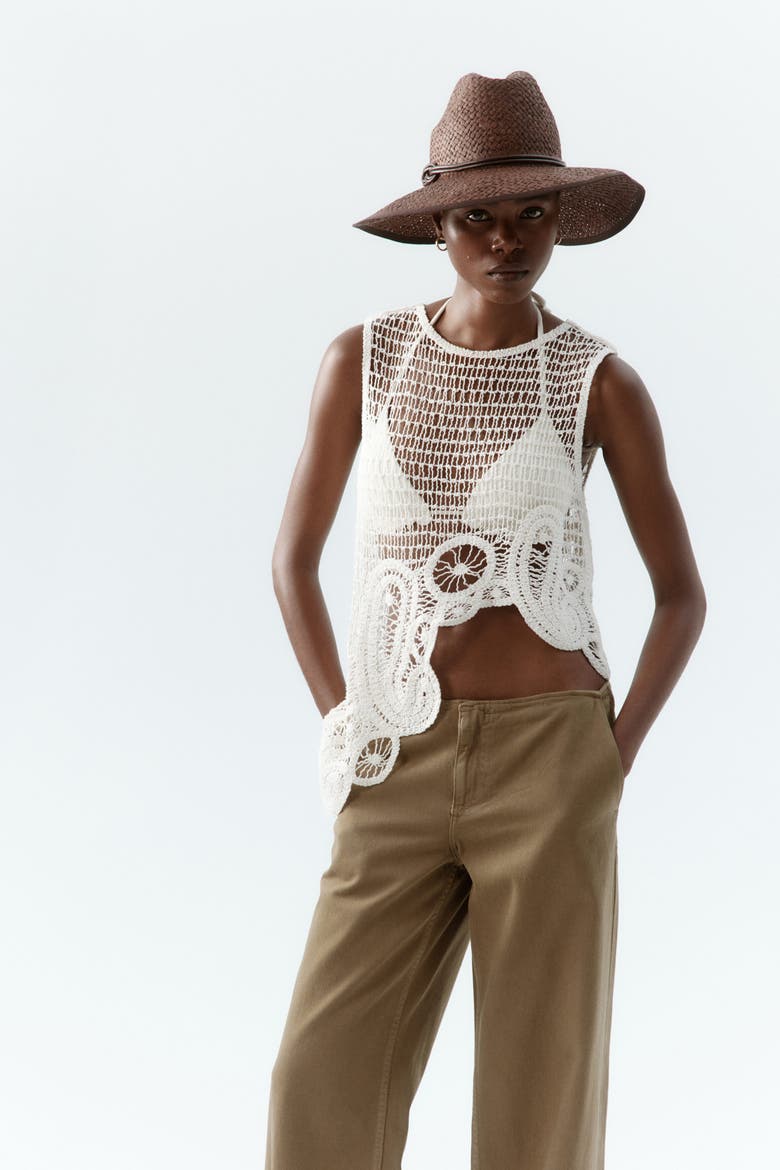 Handmade Straw Hat, Alternate, color, Dark brown