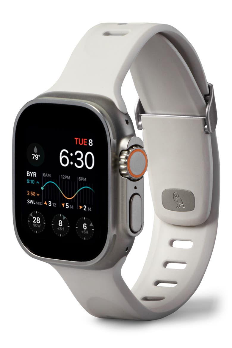 Large Venture Apple Watch® Watchband, Main, color, CHALK
