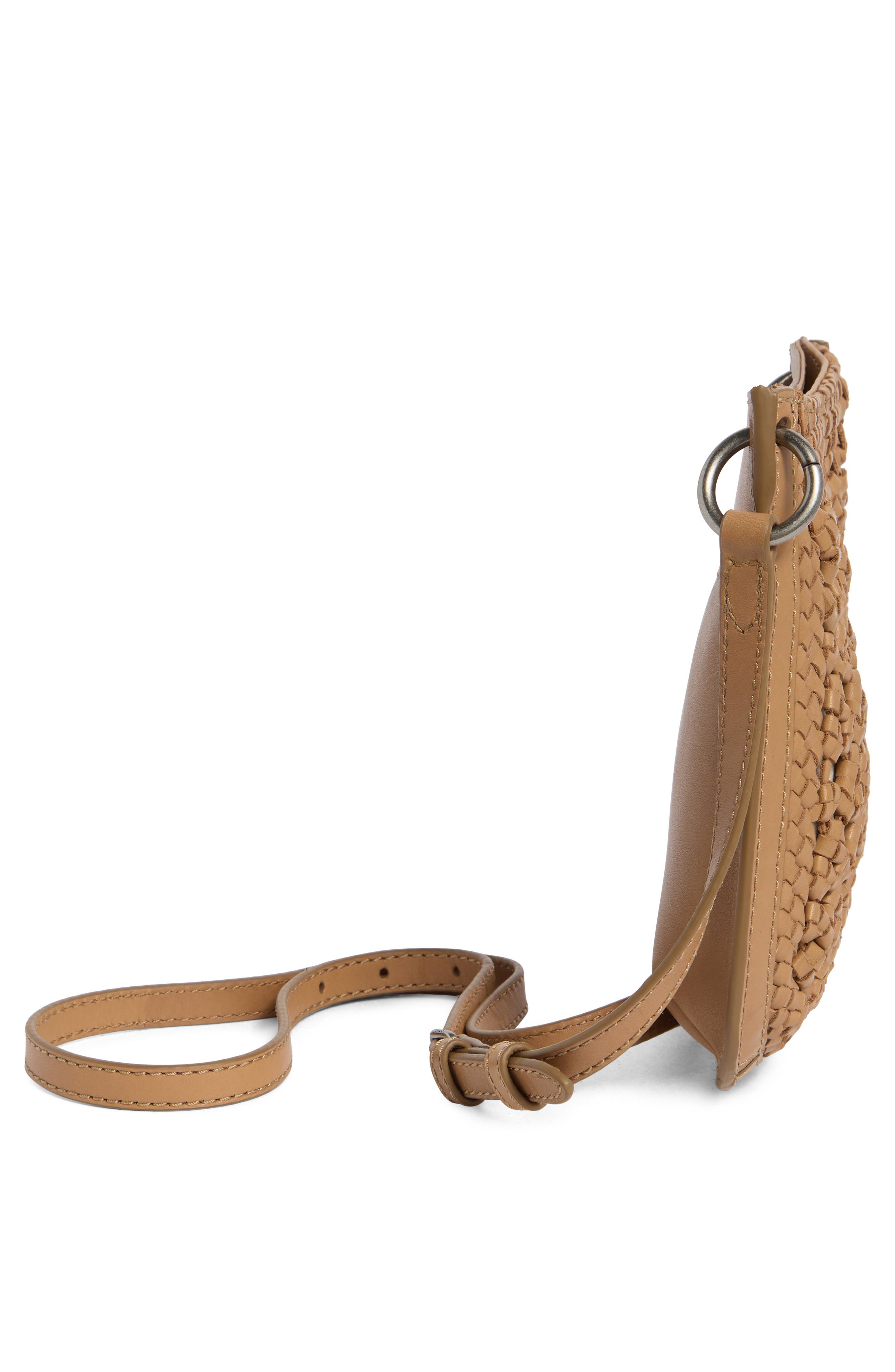 Frye Ella Woven Crossbody Bag, Alternate, color, Beige