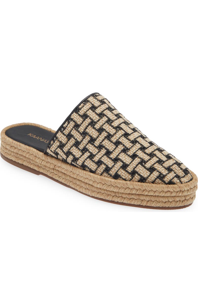 Kaanas Gia Woven Espadrille Mule, Main, color,