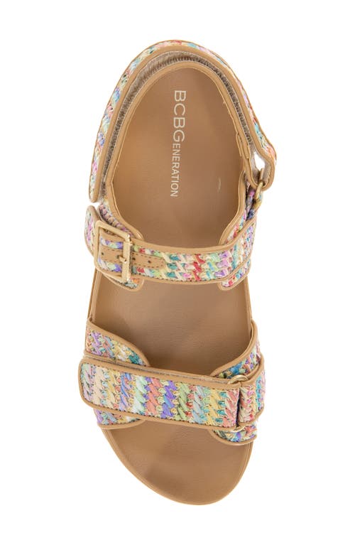 Bcbg Bara Platform Slingback Sandal In Rainbow Multi