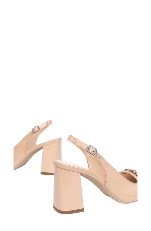 Nerogiardini Chain Slingback Pump In Brown