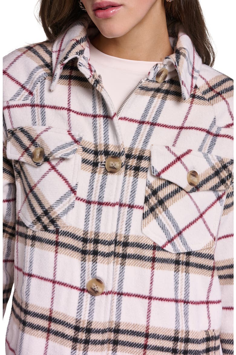 Quilted Longline Shacket, Alternate, color, HAYES PLAID