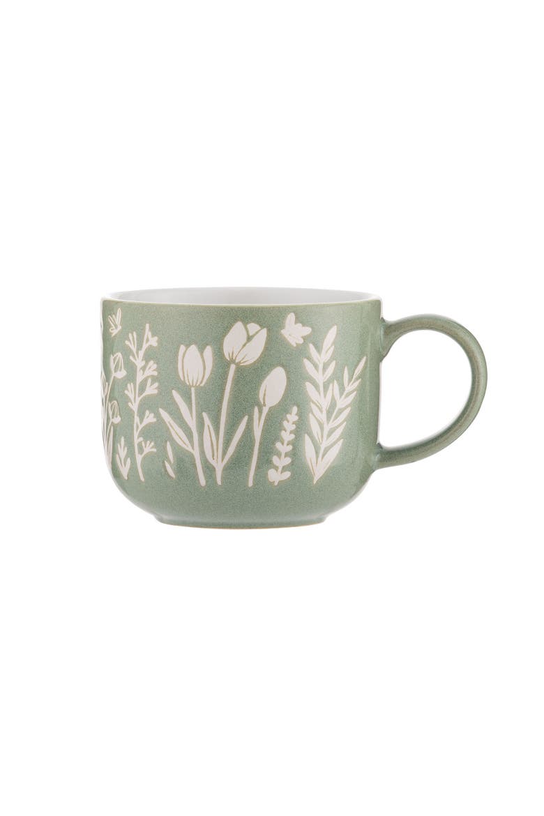 In The Meadow Green Tulip Mug 13.5oz, Main, color, Green