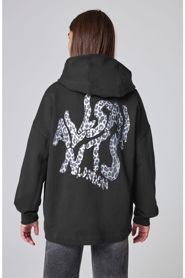 Kids' Orlando Cotton Hoodie, Alternate, color, BLACK