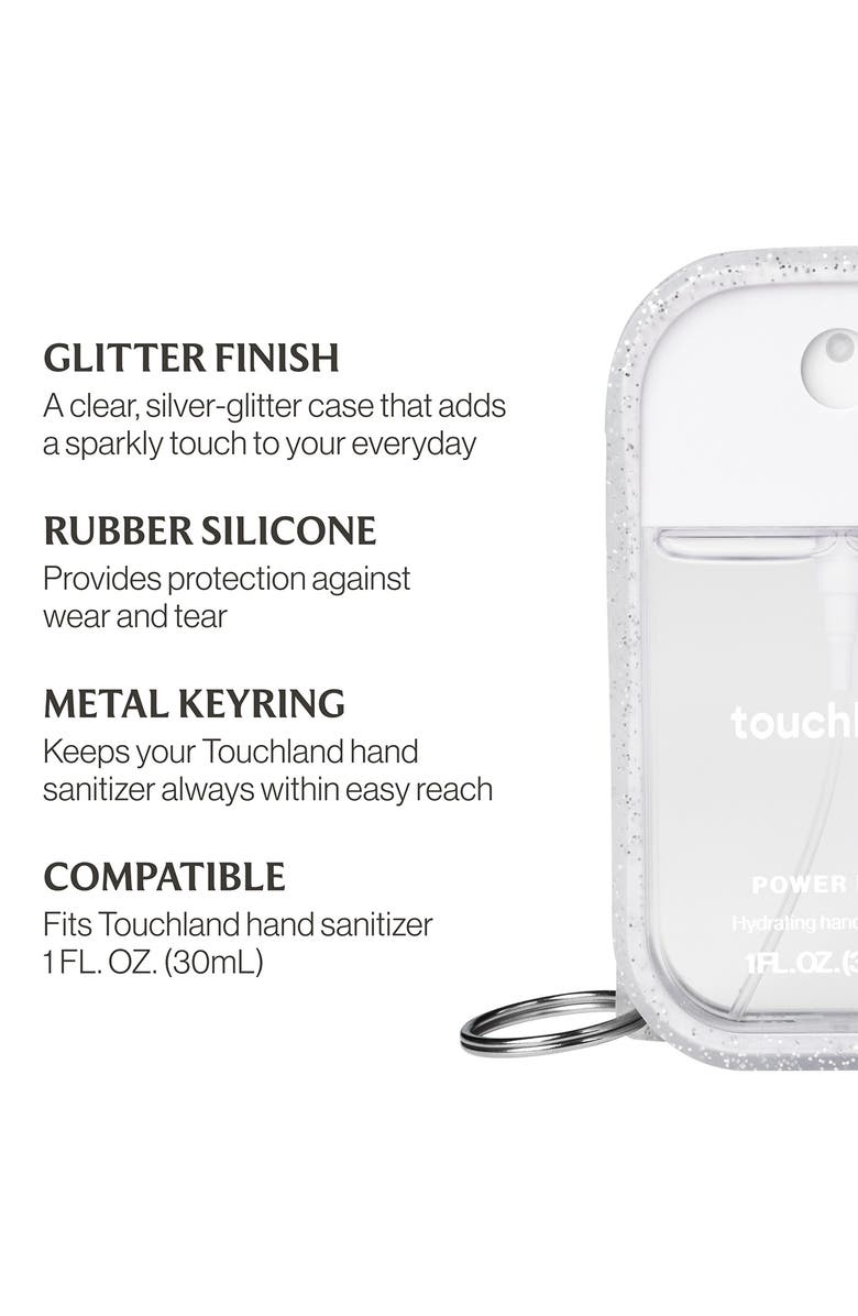 TOUCHLAND Hand Sanitizer Mist Case, Alternate, color, Frosted Sparkle