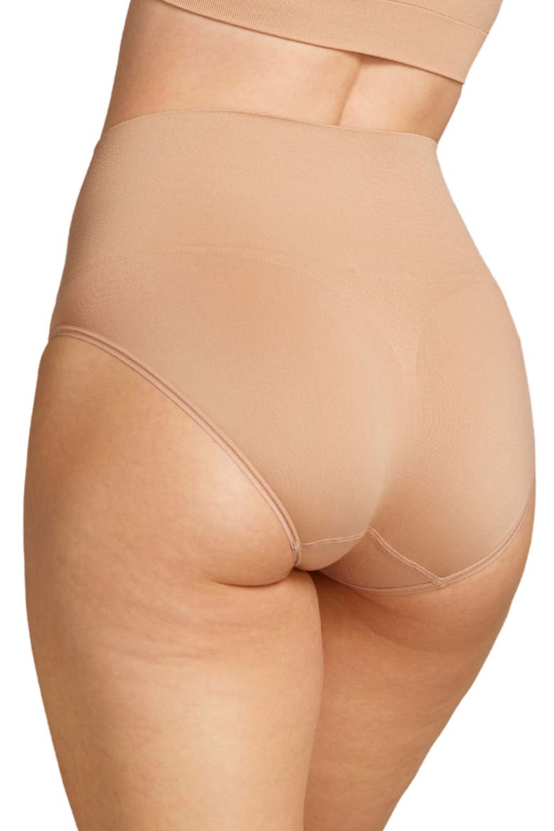Sculpt High Waist Shaping Brief, Alternate, color, Taupe