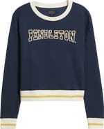 Pendleton Logo Embroidered Cotton French Terry Sweatshirt