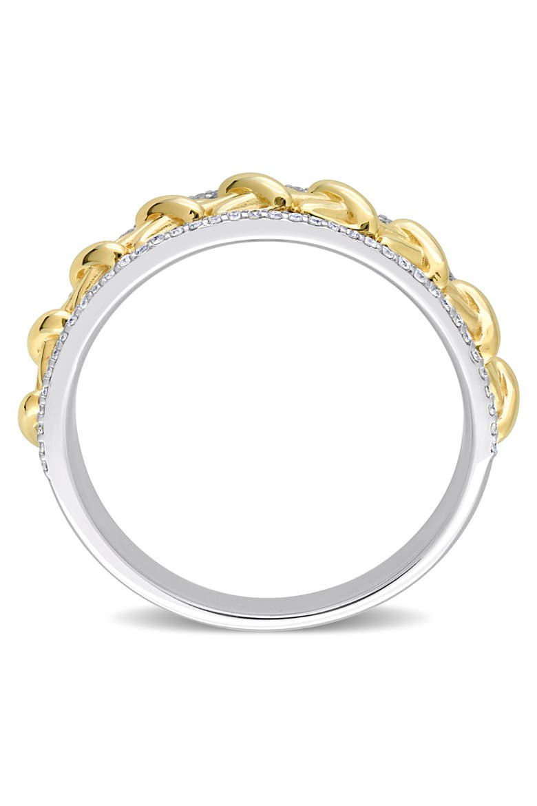 1/4 CTW Diamond Eternity Ring 14k Gold, Alternate, color, Two-Tone Gold