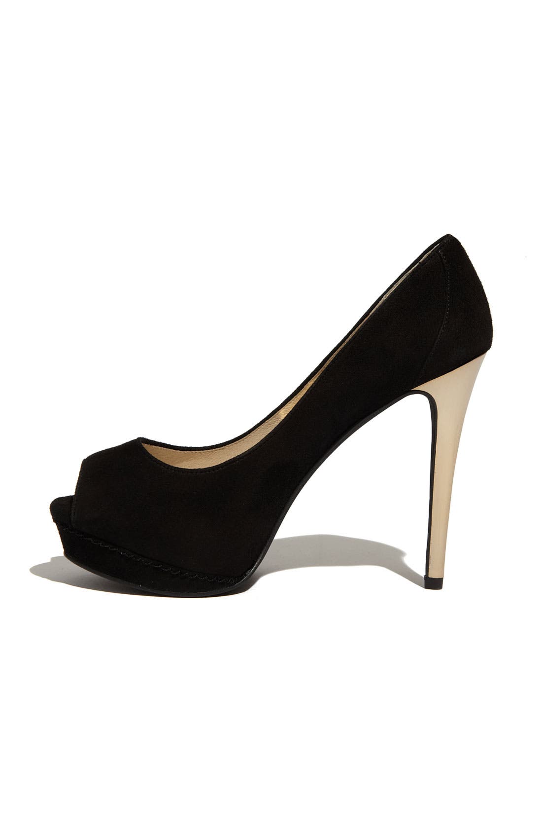 MICHAEL Michael Kors 'Josie Peep' Pump, Alternate, color, 