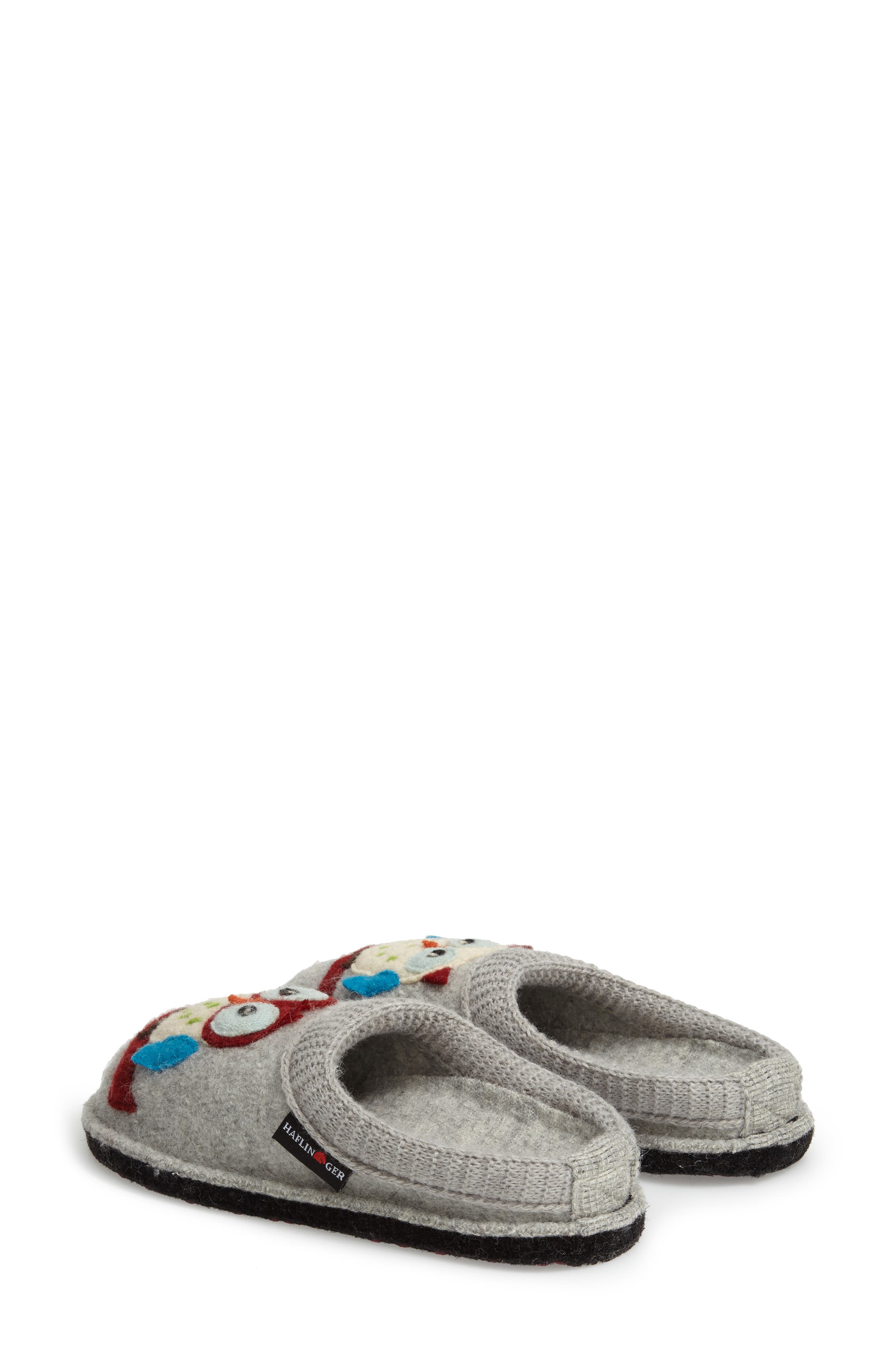Haflinger 'Olivia' Owl Slipper, Alternate, color, 