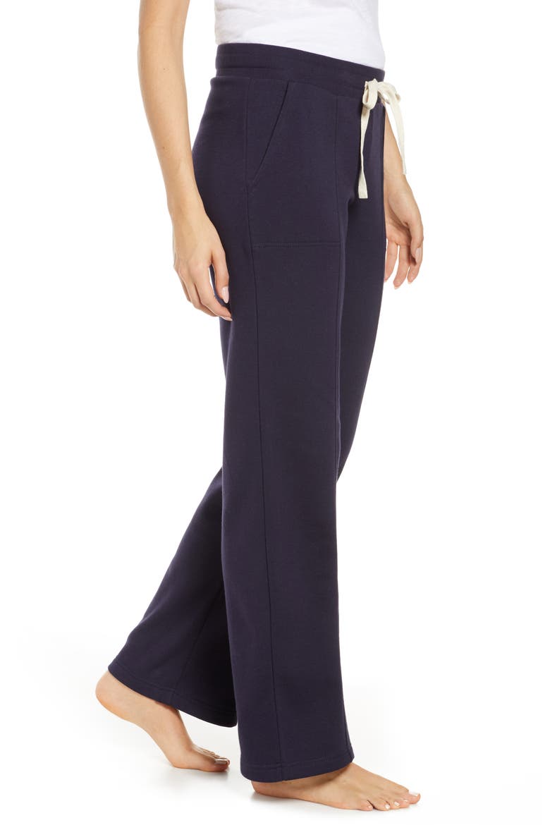 Shannon Double Knit Lounge Pants, Alternate, color, NAVY