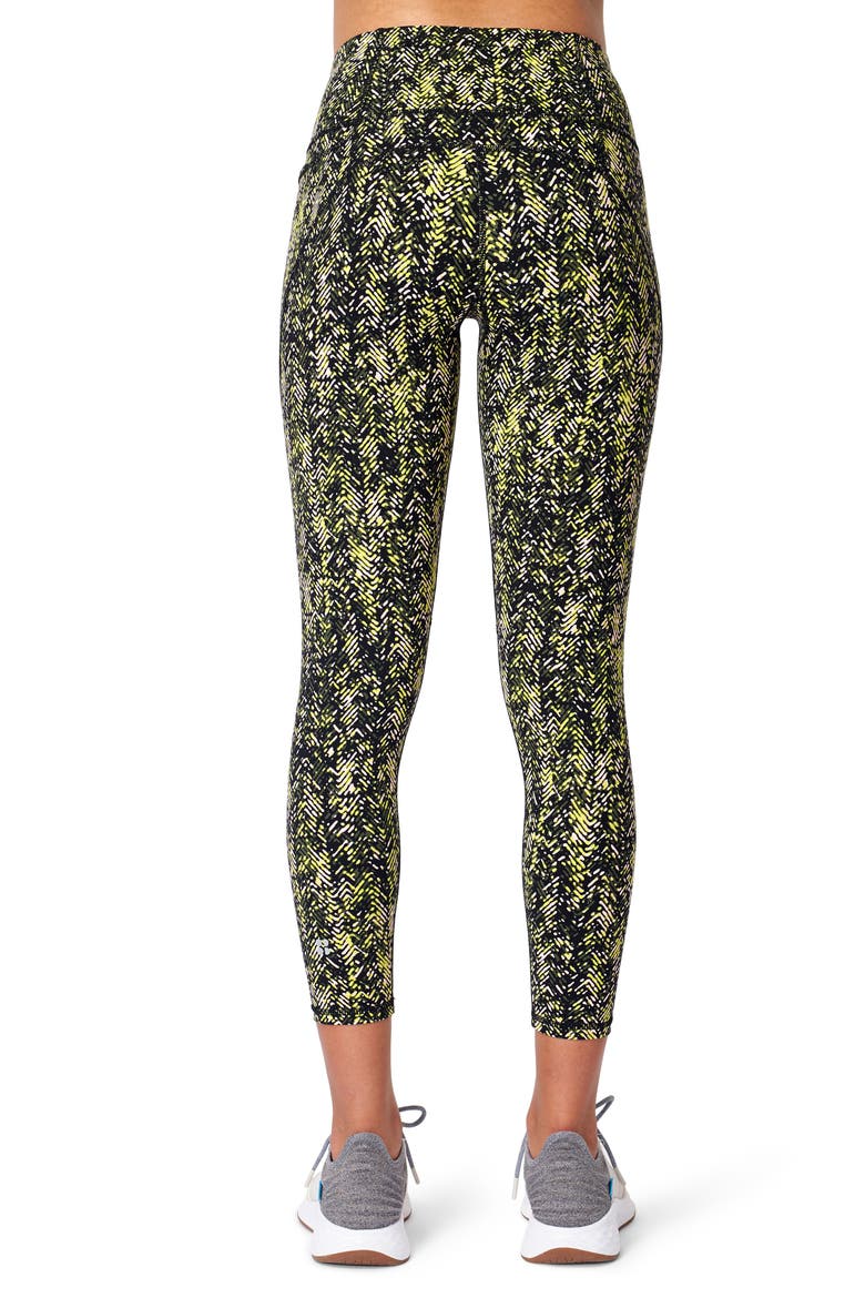 Power Pocket Workout Leggings, Alternate, color, BLACK HERRINGBONE PRINT