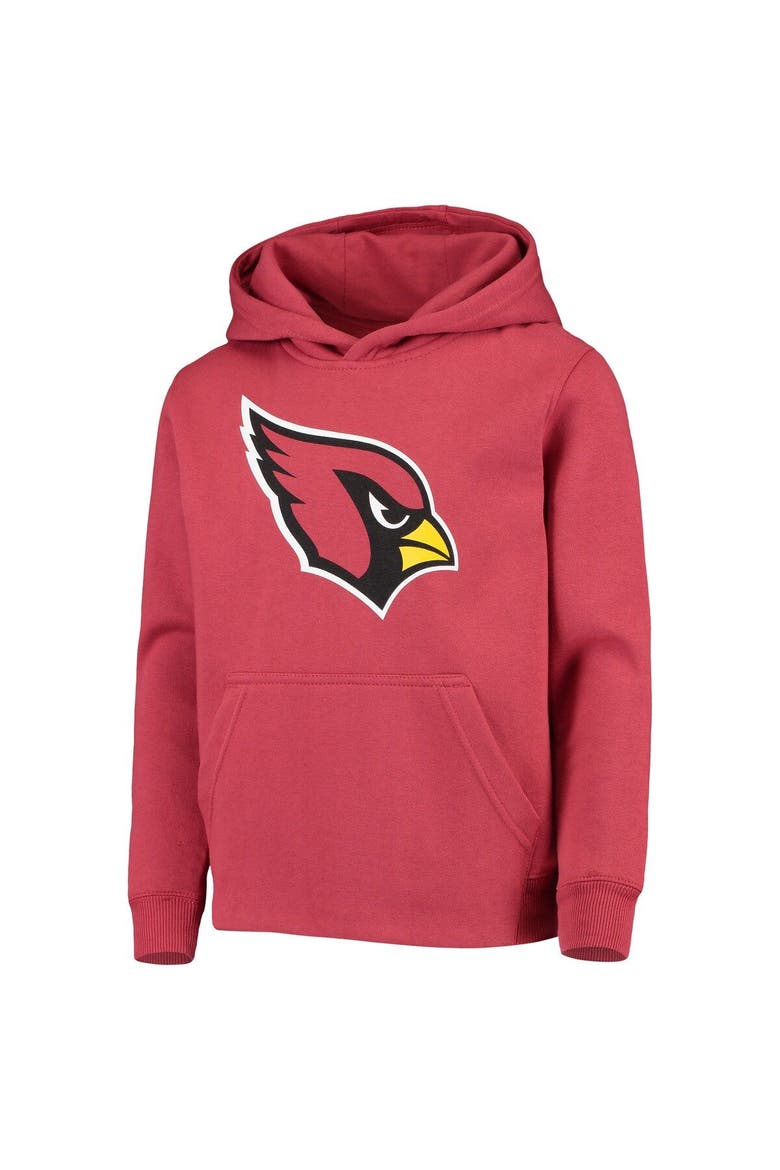 Youth Cardinal Arizona Cardinals Primary Team Logo Pullover Hoodie, Alternate, color, Cardinal