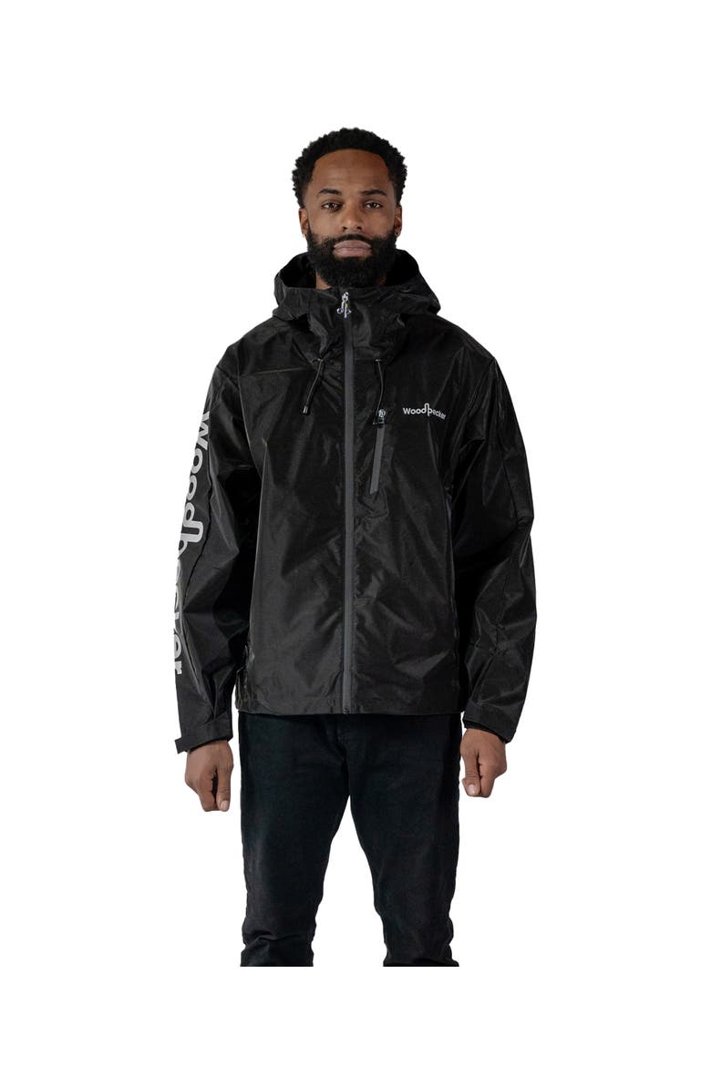 Men's Wind Rain Shell Jacket, Main, color, BLACK DIAMOND