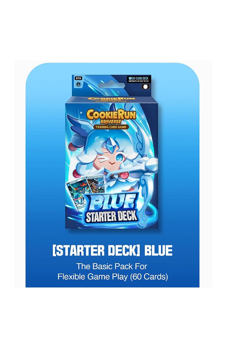 DevSisters CookieRun Braverse Trading Card Game, Starter Deck Blue, Flexible Game Play, Alternate, color, Multicolored
