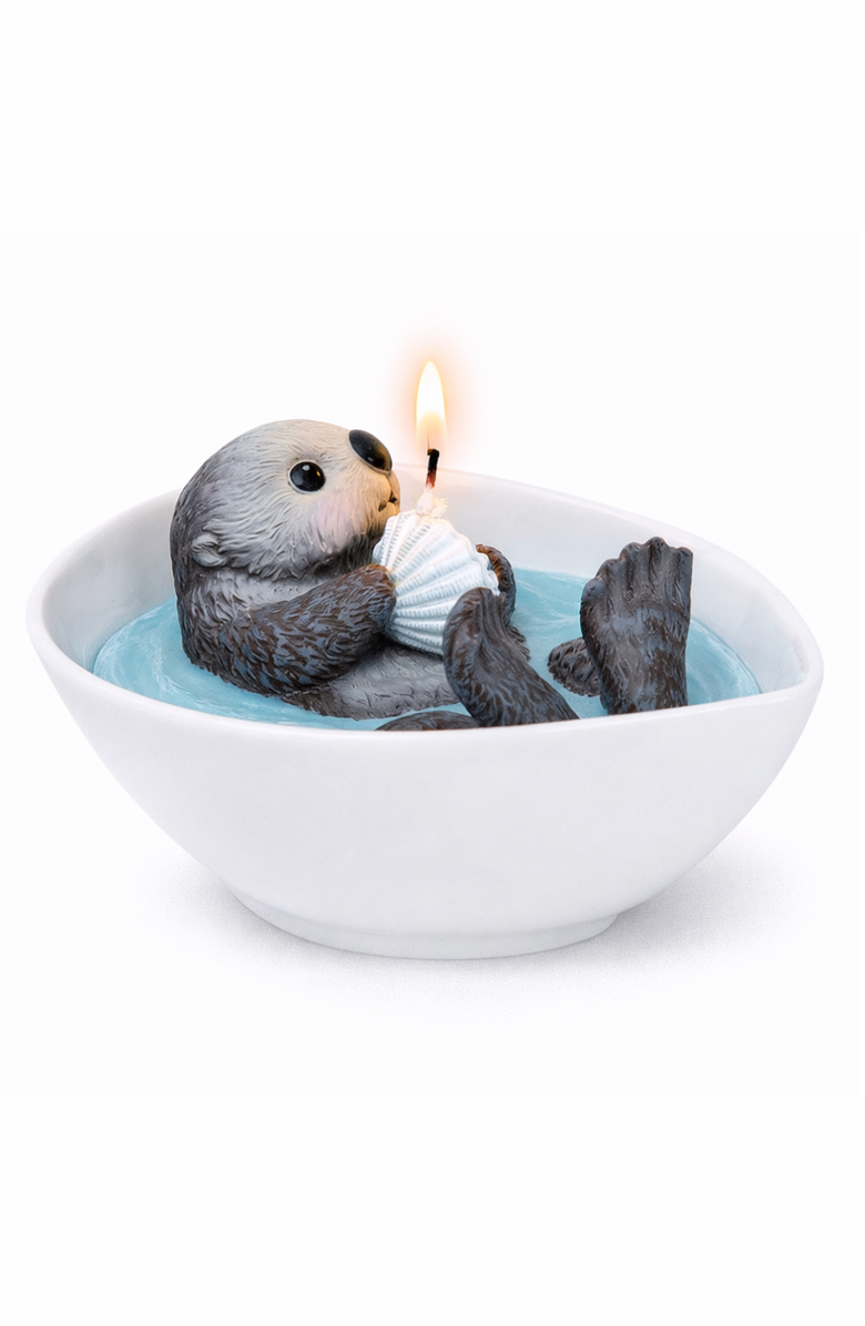 Southlake gifts Sea Otter Candle, Alternate, color, White