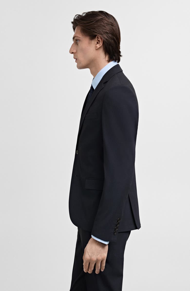 MANGO Superslim Fit Stretch Sport Coat, Alternate, color, Deep Navy