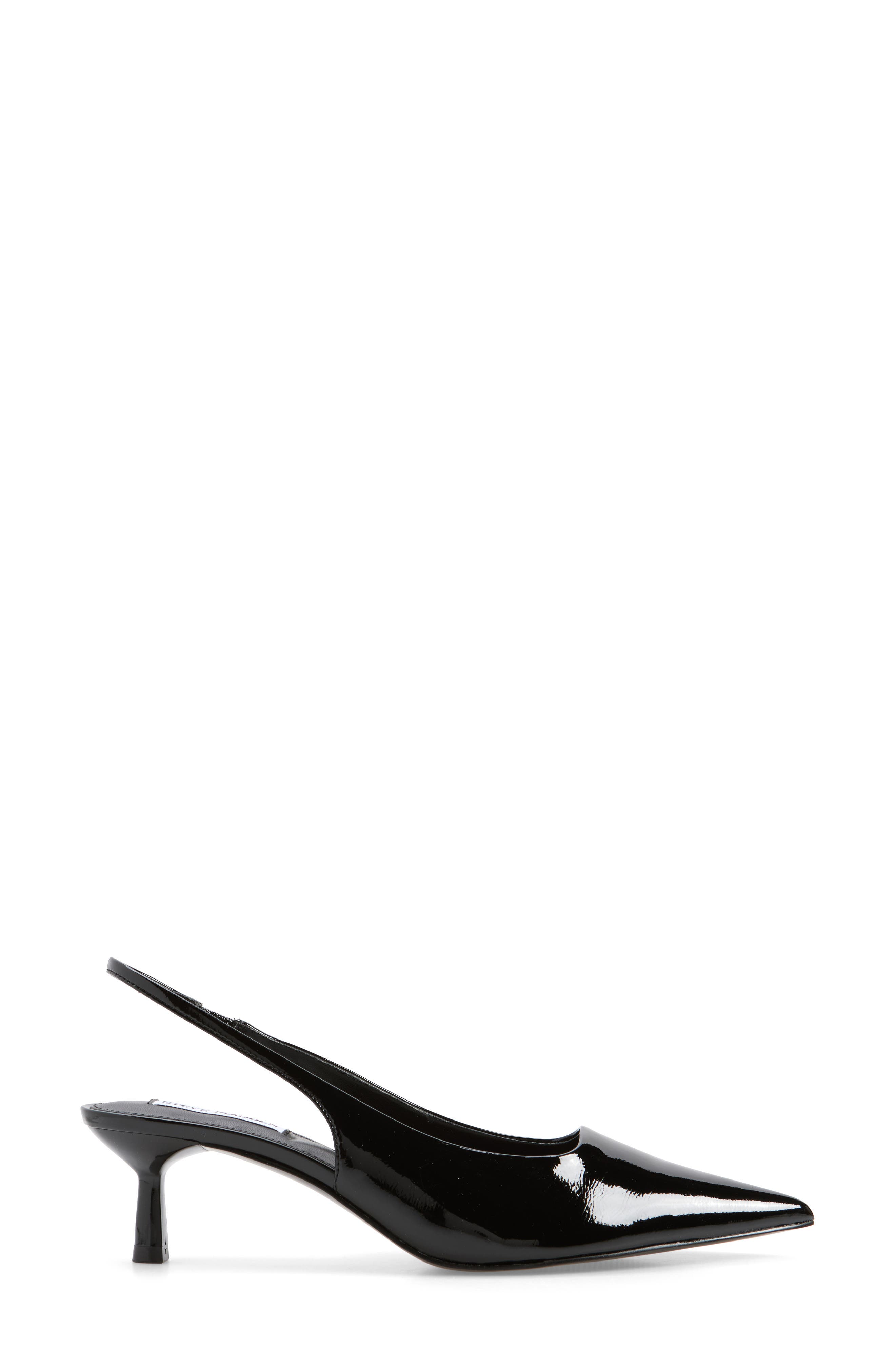 Steve Madden Aliz Slingback Pump, Alternate, color, Black Patent