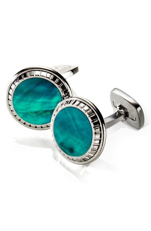 Abalone Cuff Links