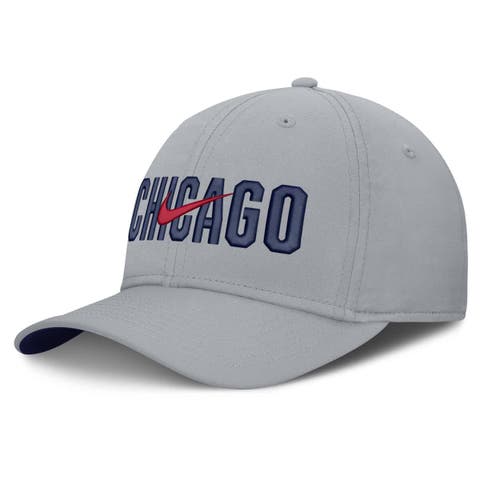 Men's Nike  Gray Chicago Cubs Primetime Dri-FIT Rise Bozz Flex Hat