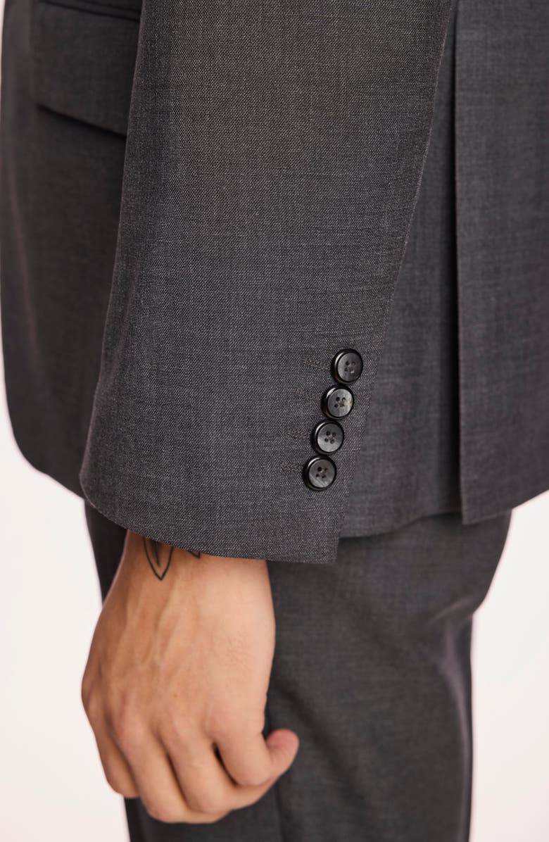 PAISLEY & GRAY Ashton Modern Fit Sport Coat, Alternate, color, Charcoal Shark