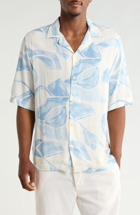 Relaxed Fit Floral Camp Shirt