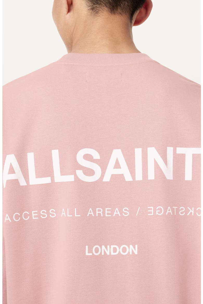 Backstage Graphic Sweatshirt, Alternate, color, WOODROSE PINK