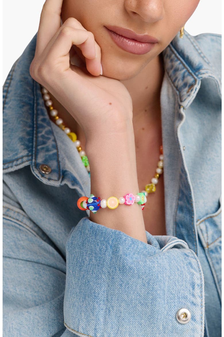 Berry Pearl Assorted Beads Bracelet, Alternate, color, Multicolor