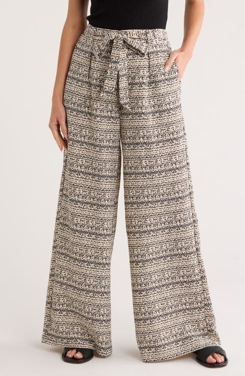 Lyra Crepe Wide Leg Pants