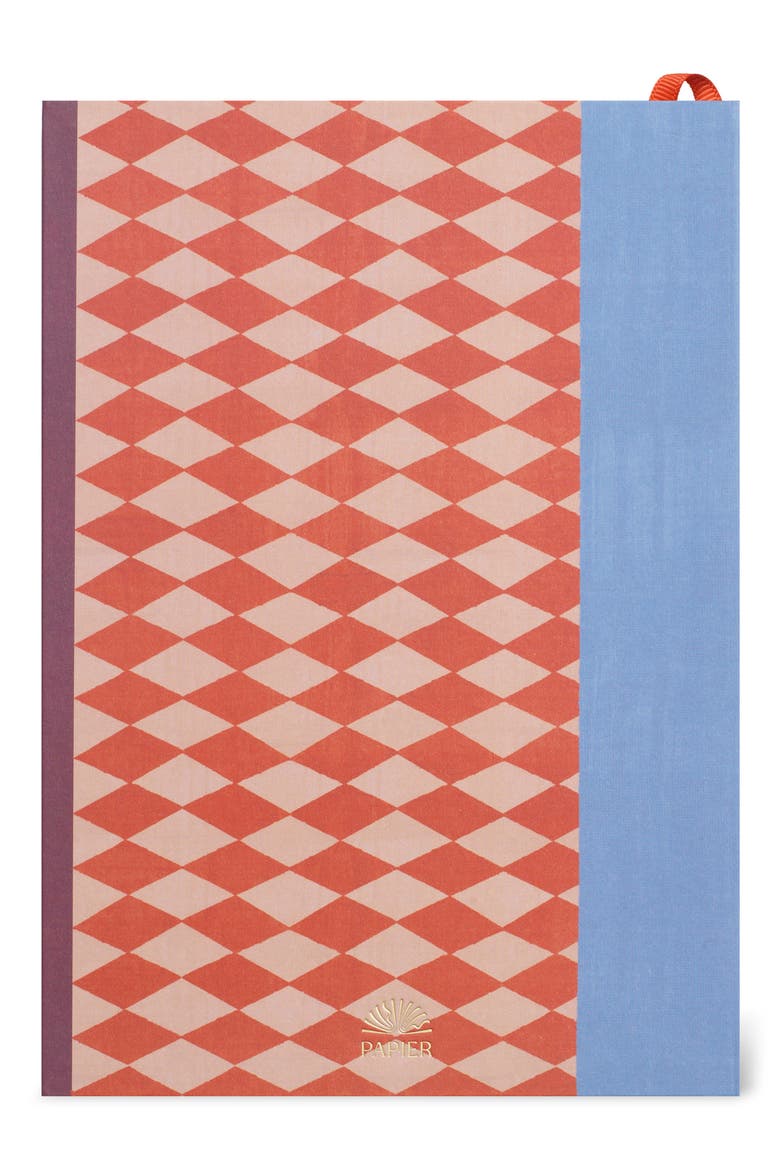 Floral Undated Page A Day Planner, Alternate, color, OPEN BLUE