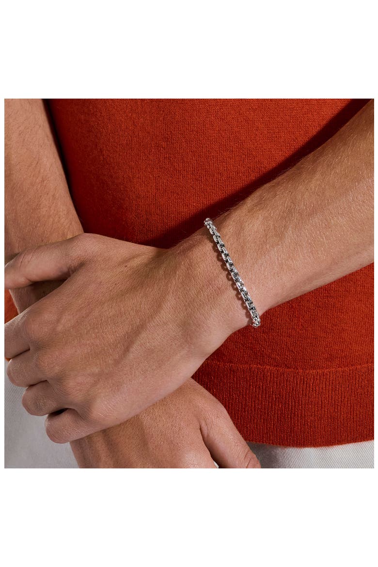 Box Chain Bracelet, 4.8mm, Alternate, color, STERLING SILVER