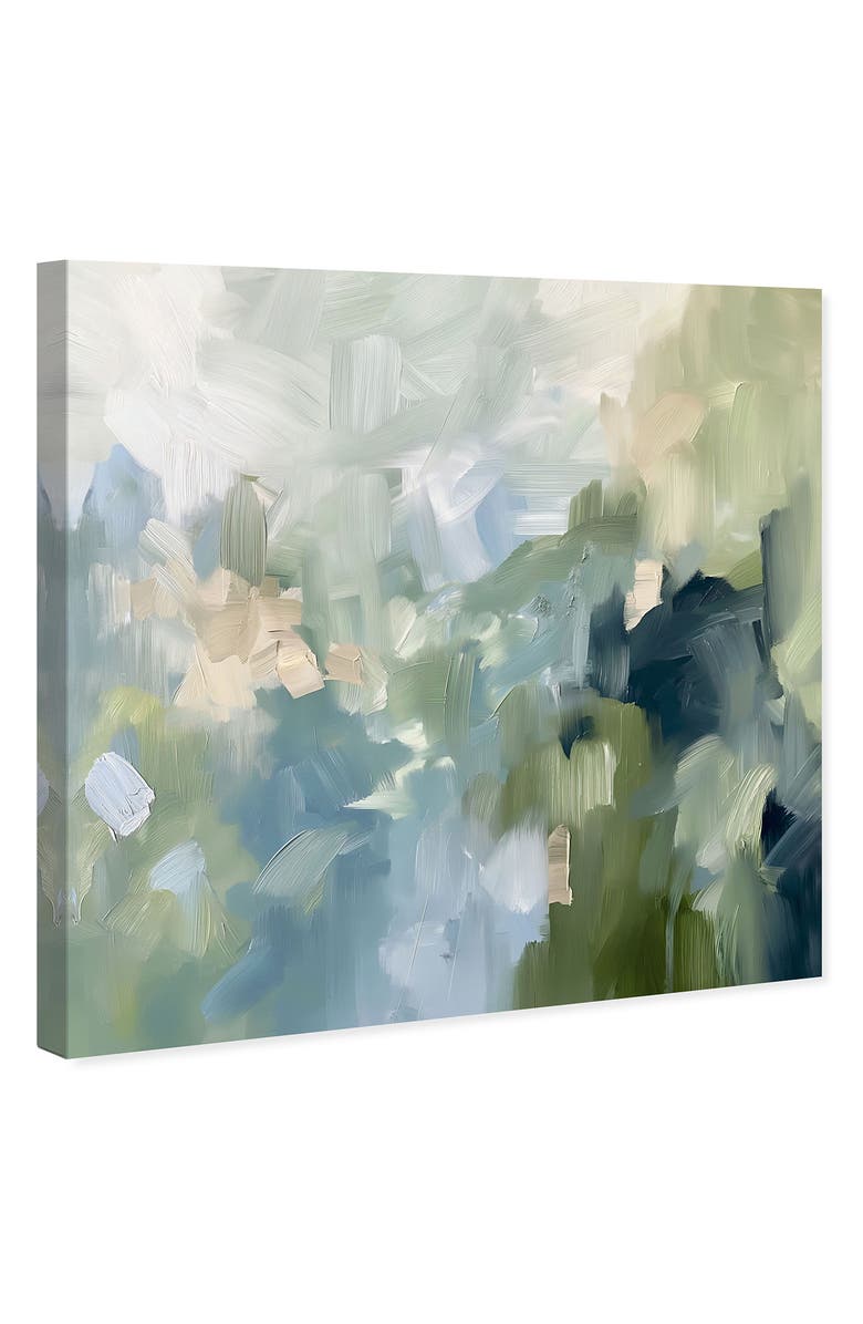 Wynwood Studio Minted Brush Canvas Wall Art, Alternate, color, Blue