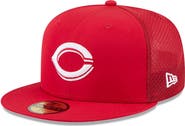 New Era Men's New Era Red Cincinnati Reds 2026 Batting Practice 59FIFTY Fitted Hat