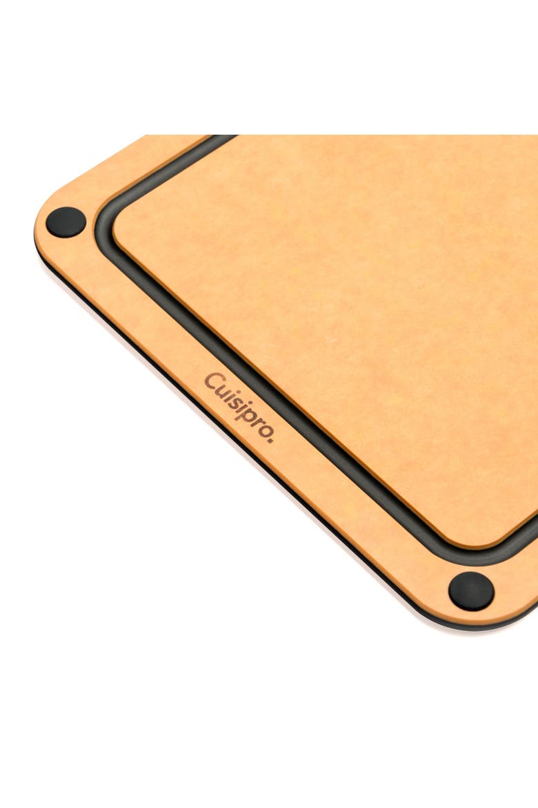 Fibre Wood Cutting Board with Silicone Feet, Alternate, color, Natural