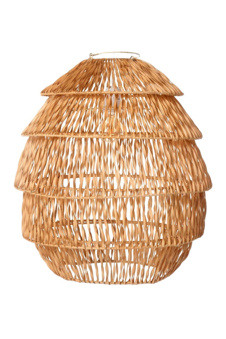 Radiance Organic Natural Rattan Hanging Ceiling, Alternate, color, Natural
