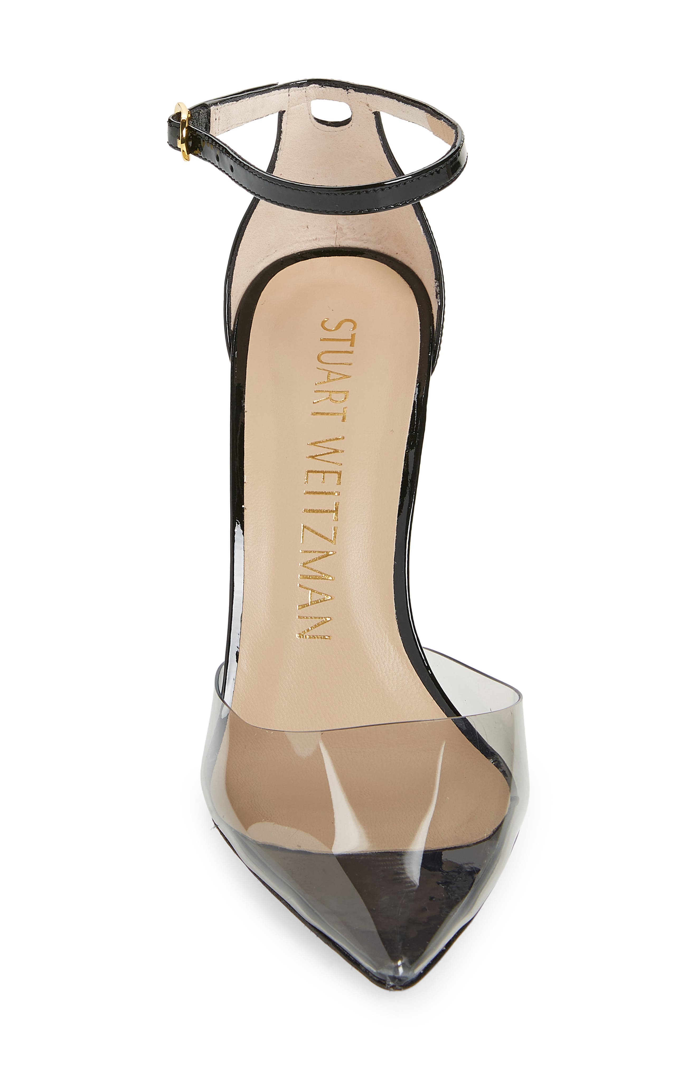Stuart Weitzman Stuart PVC Pointed Toe Pump, Alternate, color, 