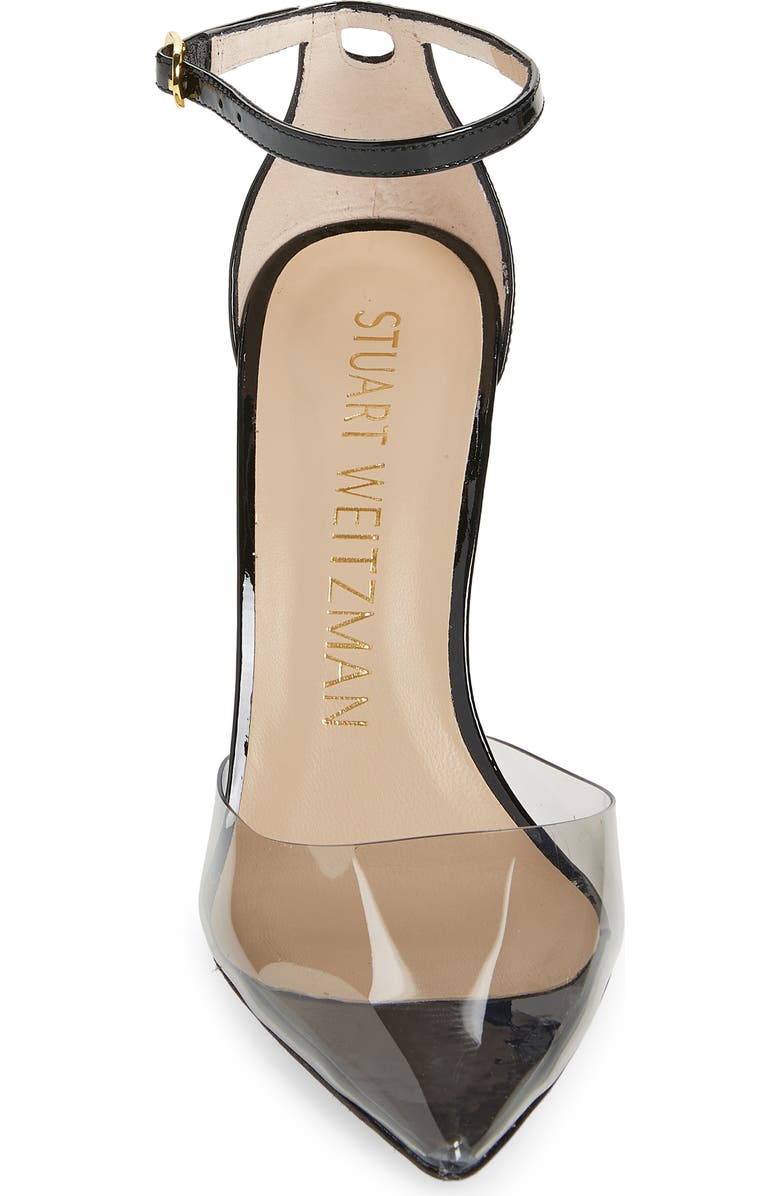 Stuart Weitzman Stuart PVC Pointed Toe Pump, Alternate, color,