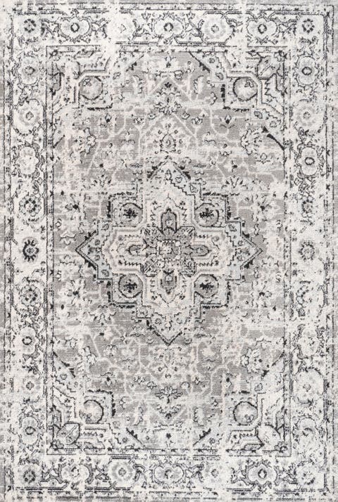 Denia Ornate Geometric Medallion Area Rug