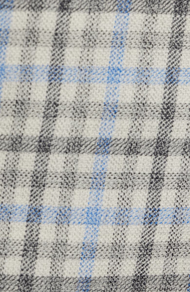 Peter Millar Flynn Classic Fit Grey & Brown Check Wool Sport Coat, Alternate, color, Light Grey