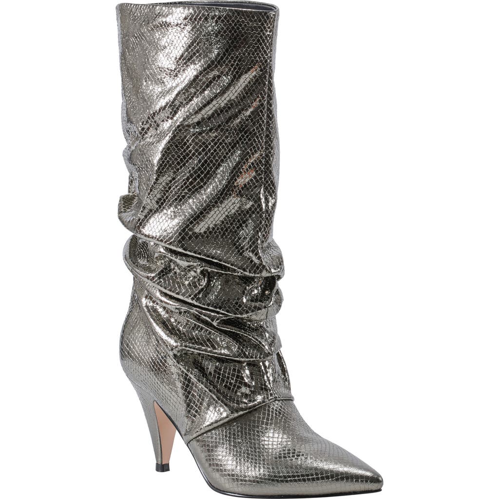 Marc Fisher Pointed Toe Slouch Boot In Multi