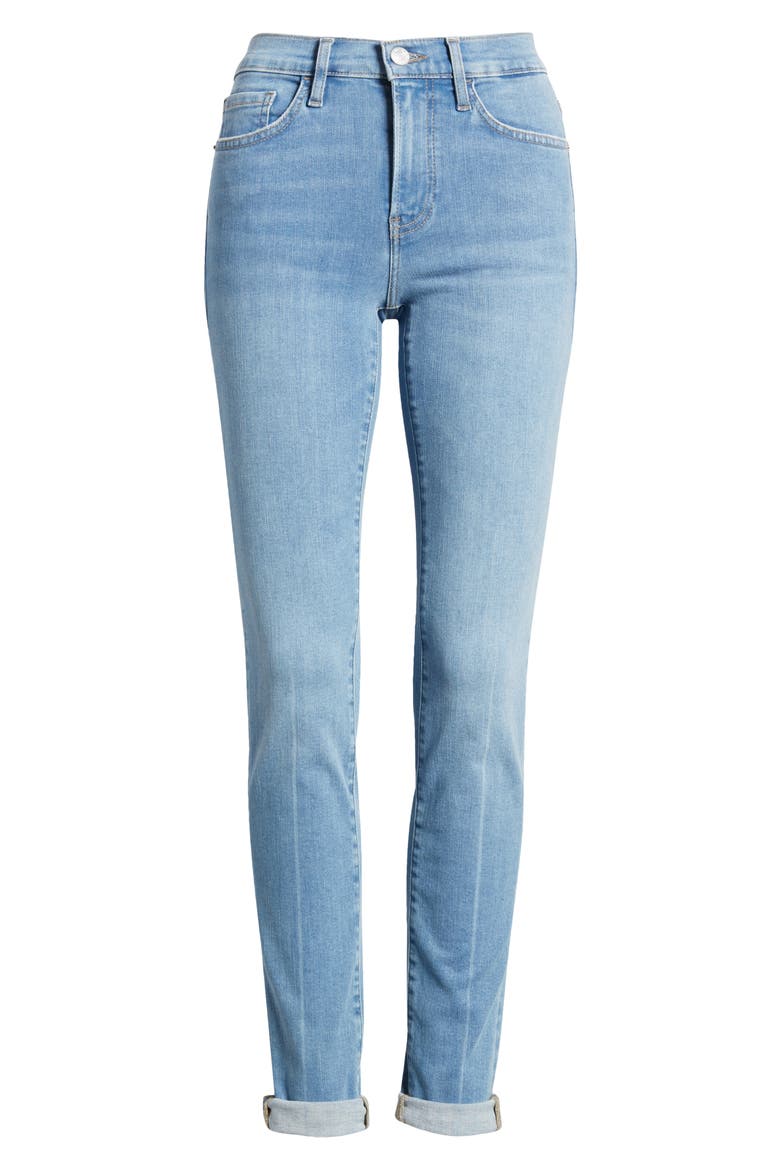 Le Garcon Ankle Boyfriend Jeans, Alternate, color, CLEARWATER