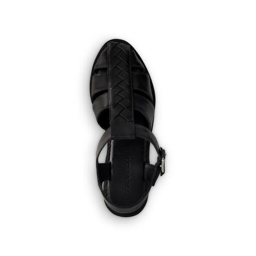 Shop Bernardo Footwear Pippa Fisherman Sandal In Black