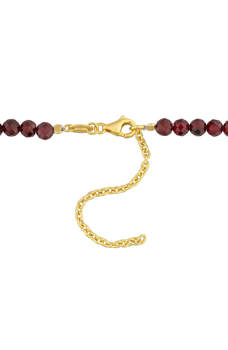 DELMAR Garnet Beaded Necklace & Bracelet Set, Alternate, color, 