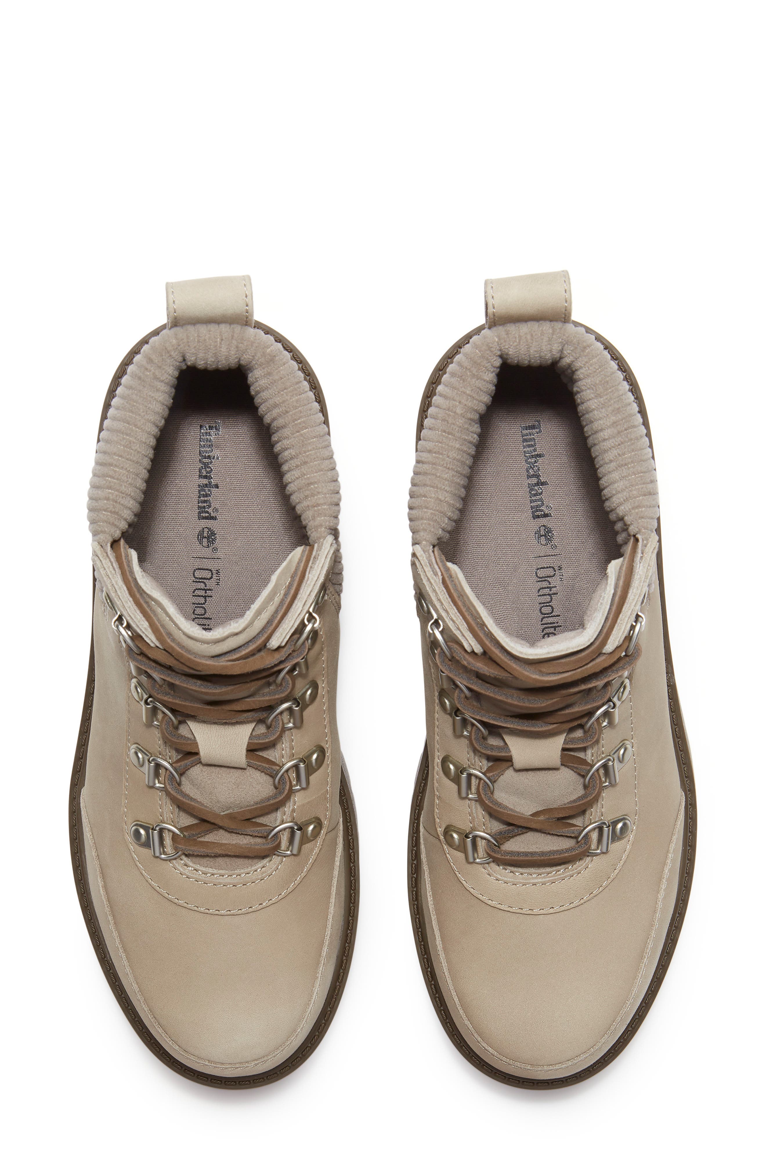 Timberland Stone Street Platform Hiking Boot, Alternate, color, Medium Grey Nubuck