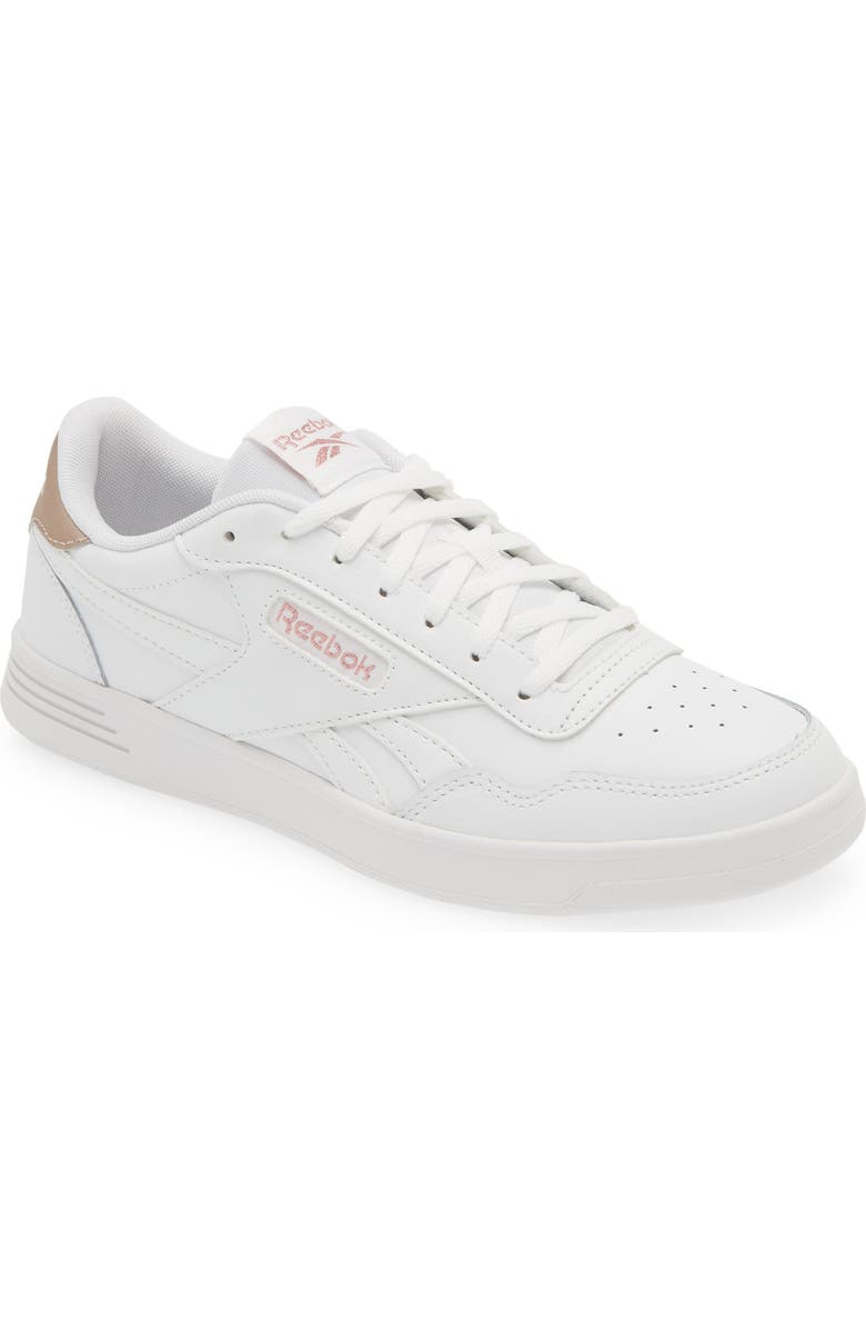 Reebok Court Advance Sneaker, Main, color, White/ Rosg
