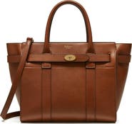 Mulberry Small Zipped Bayswater Leather Satchel